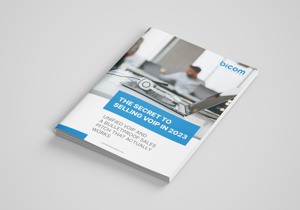 ebook03 the secret to selling voip in 2023 bicom systems ebook mockup